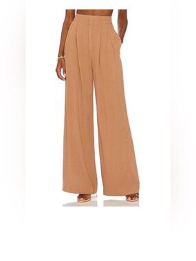 Song of Style 
Dallon Pant
Taupe
Small 
High-Rise Wide-Leg Trousers